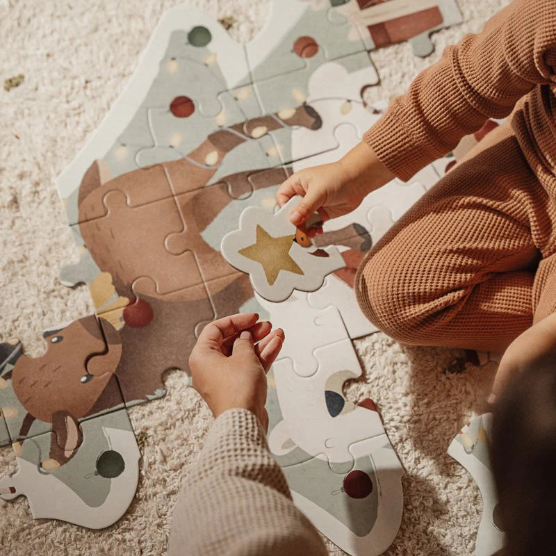 Little Dutch Kerstpuzzel XL Rendier