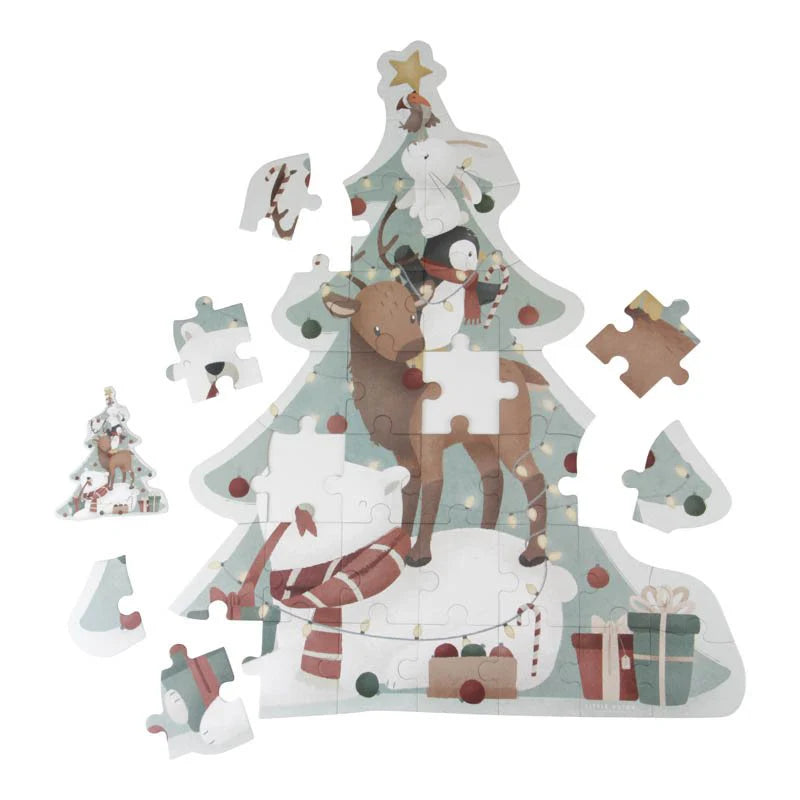 Little Dutch Kerstpuzzel XL Rendier