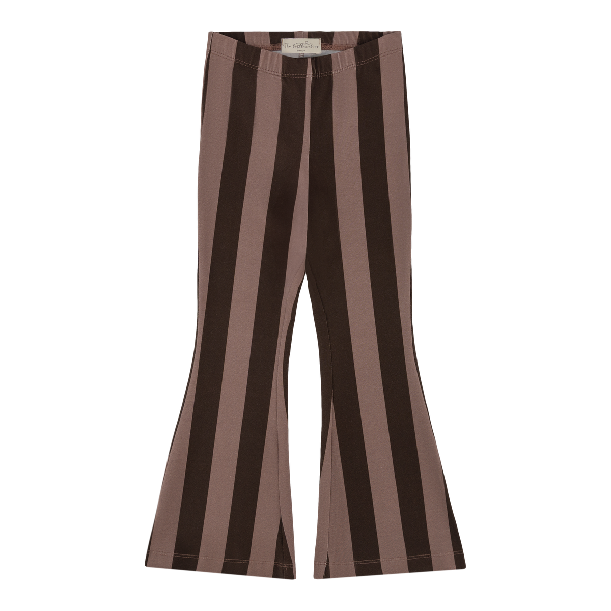 The littlecuties Broek Chocolate Mauve Stripes
