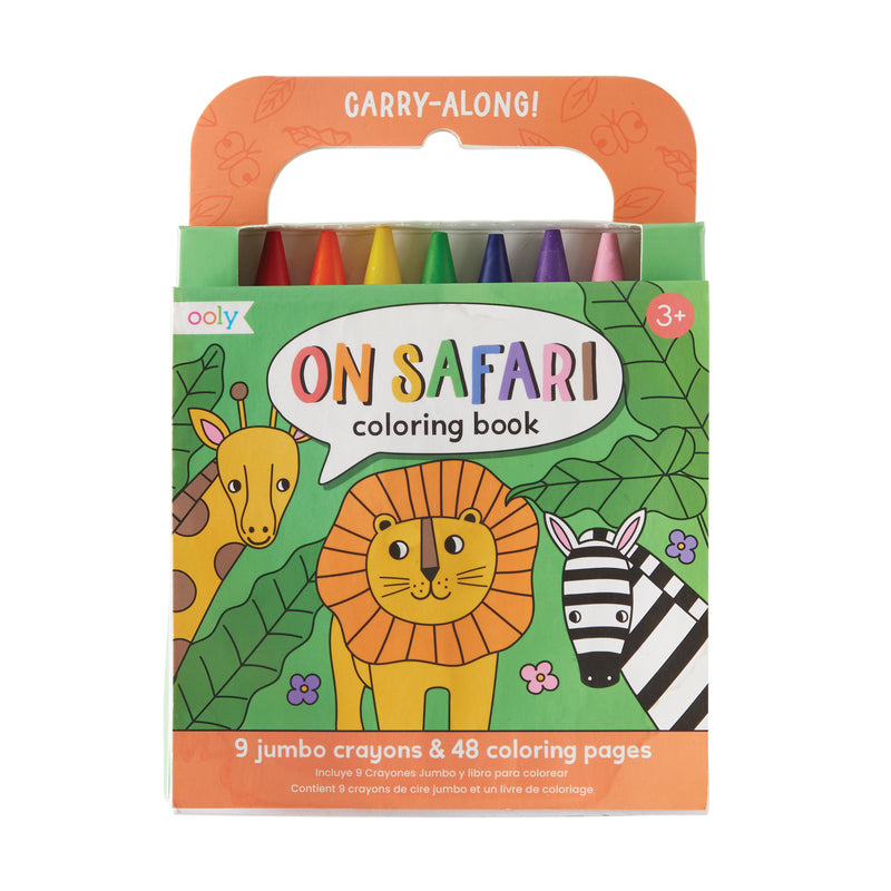 OOLY Carry Along Kleurboek On Safari