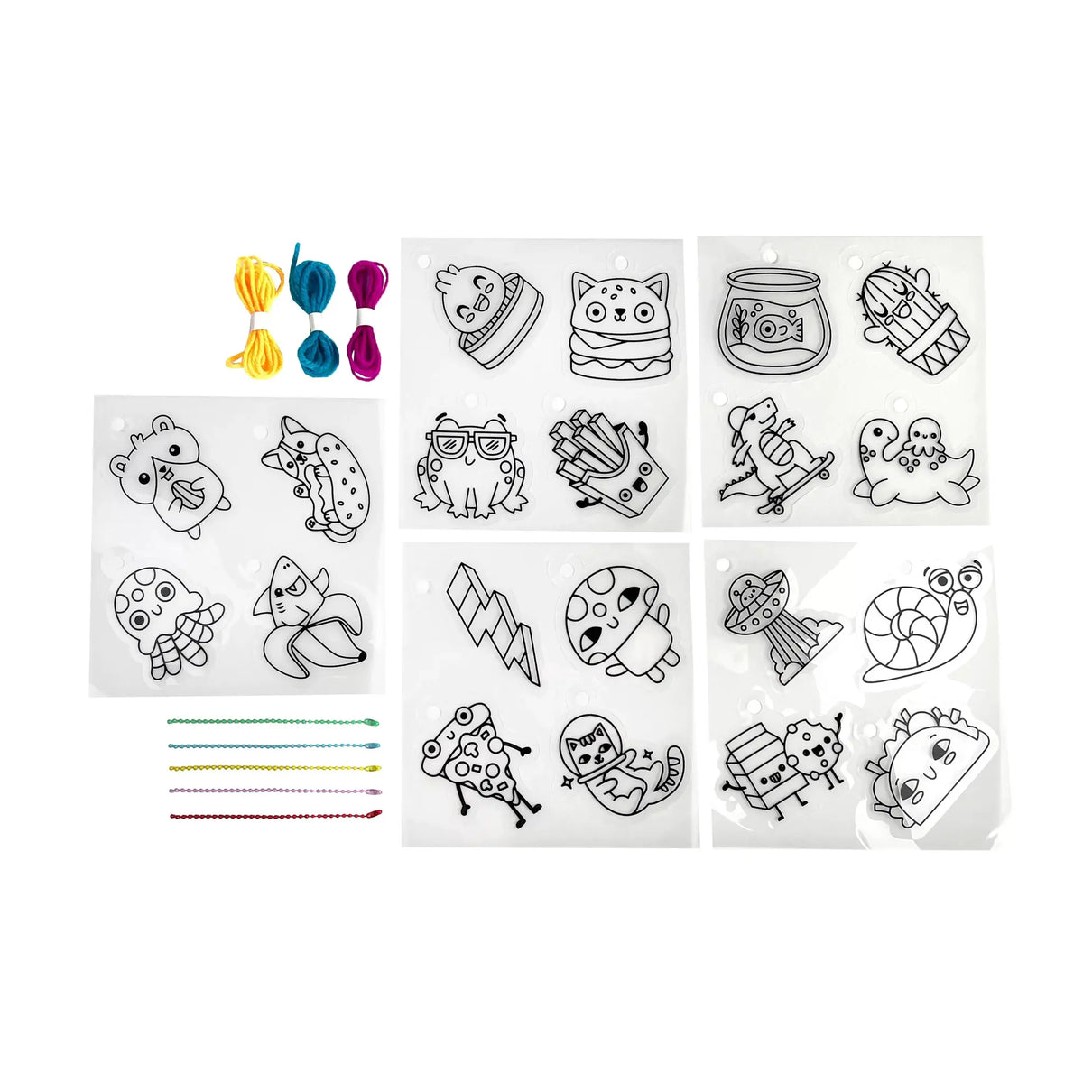 OOLY Shrink-Its! D.I.Y. Shrink Art Kit - Fun Friends