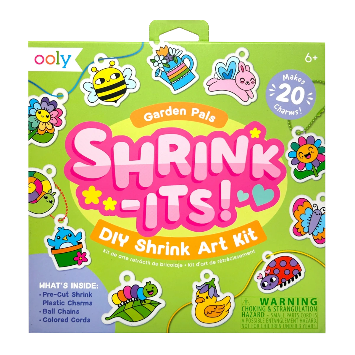 OOLY Shrink-Its! D.I.Y. Shrink Art Kit - Garden Pals