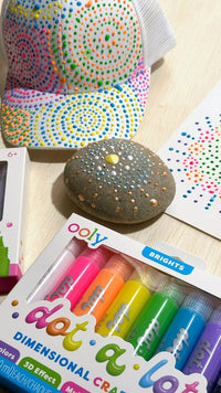 OOLY Dot-A-Lot: Dimensional Craft Paint - Bright 8-pack
