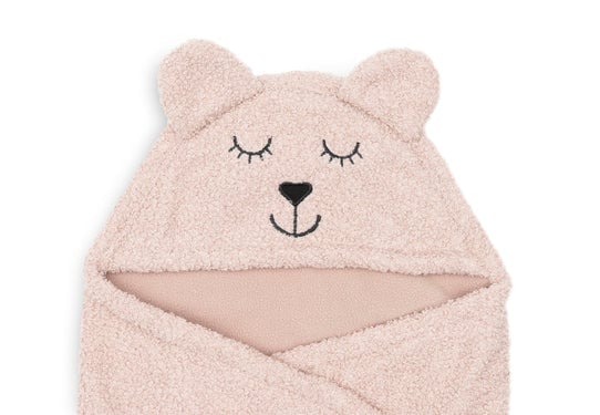 Jollein Wikkeldeken Bear Boucle Wild Rose