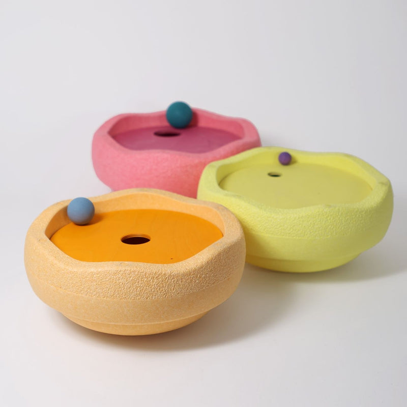 Grimm's GRIMM’S x Stapelstein Rolling Discs Warm Pastel