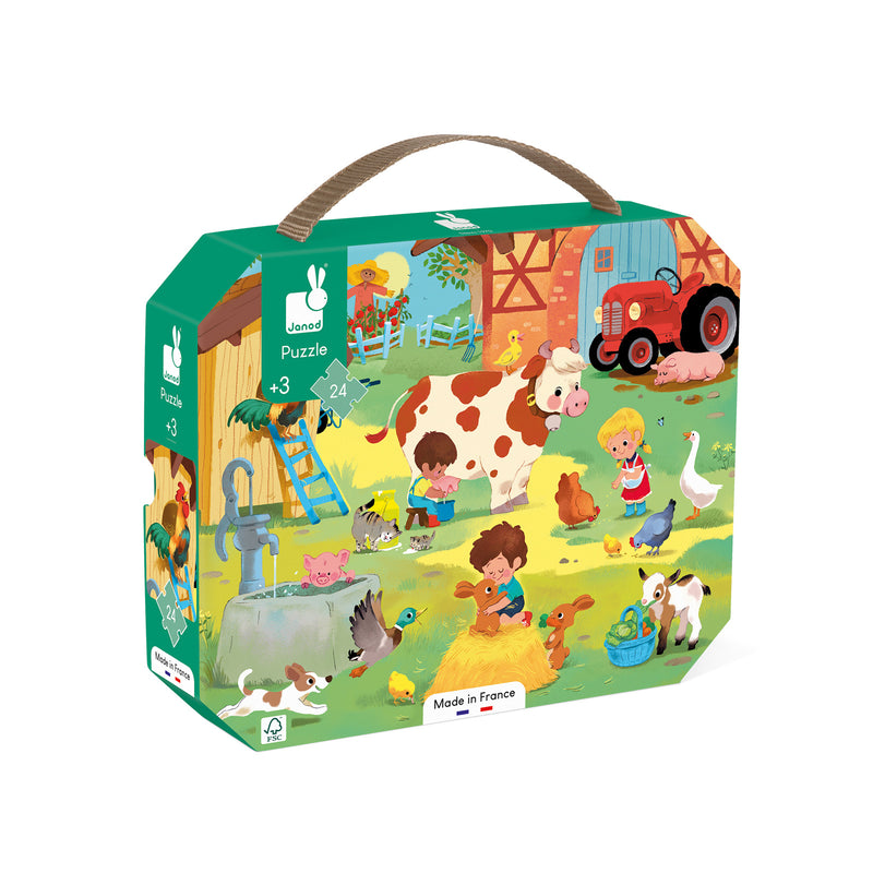 Janod Puzzel Op De Boerderij