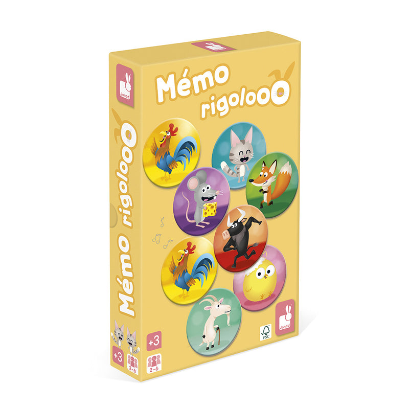 Janod Spel Memo Rigolooo