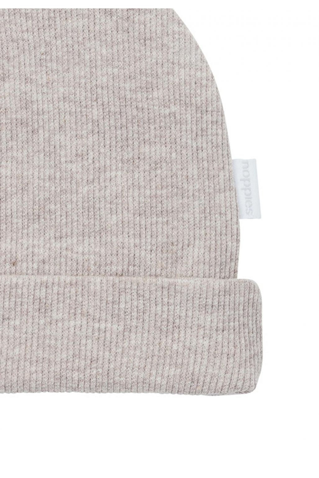 Noppies Mutsje Nevel Rib Taupe Melange