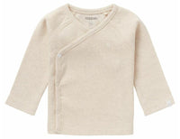 Noppies Shirt Overslag Nanyuki LS Rib Oatmeal Melange