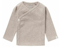 Noppies Shirt Overslag Nanyuki LS Rib Taupe Melange