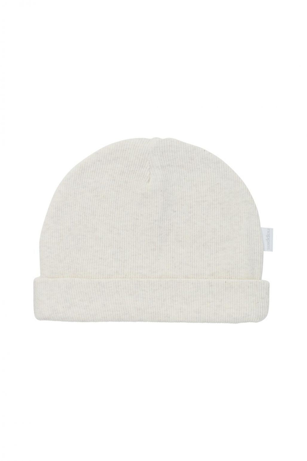 Noppies Mutsje Nevel Rib Oatmeal Melange