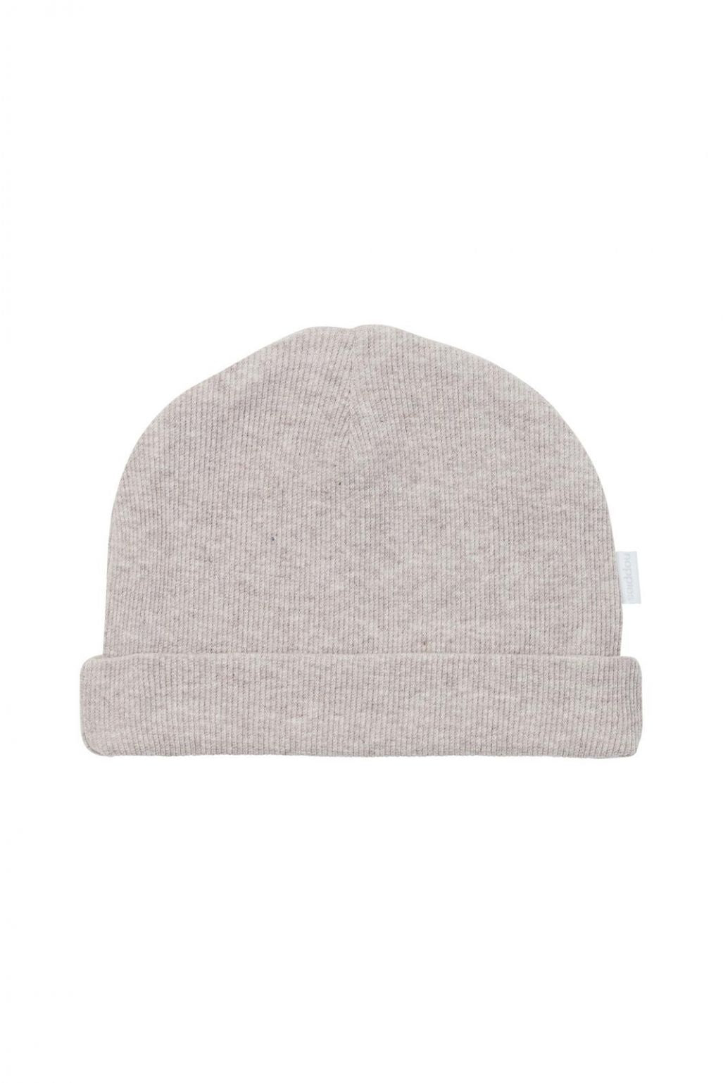 Noppies Mutsje Nevel Rib Taupe Melange