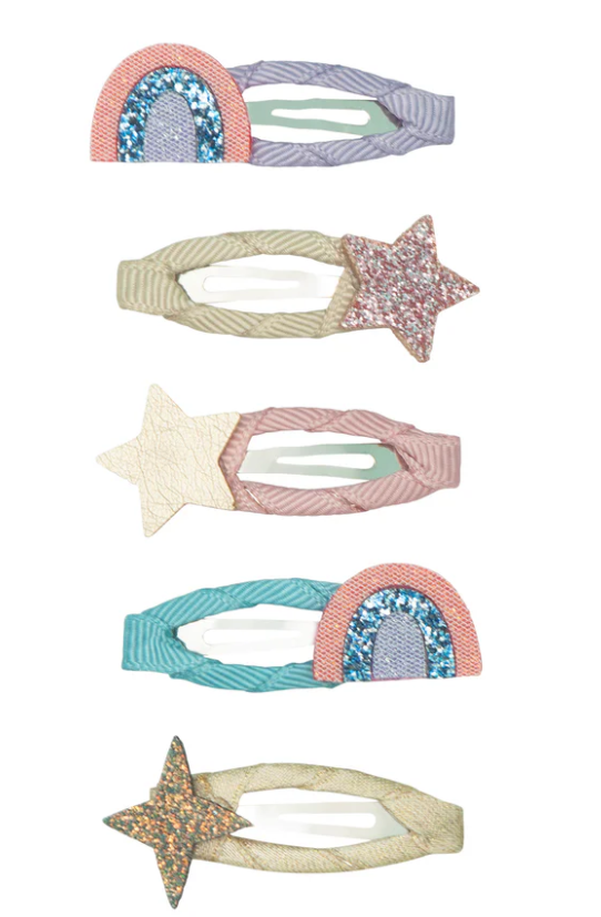 Mimi & Lula Haarspeldjes Mini Rainbow & Star