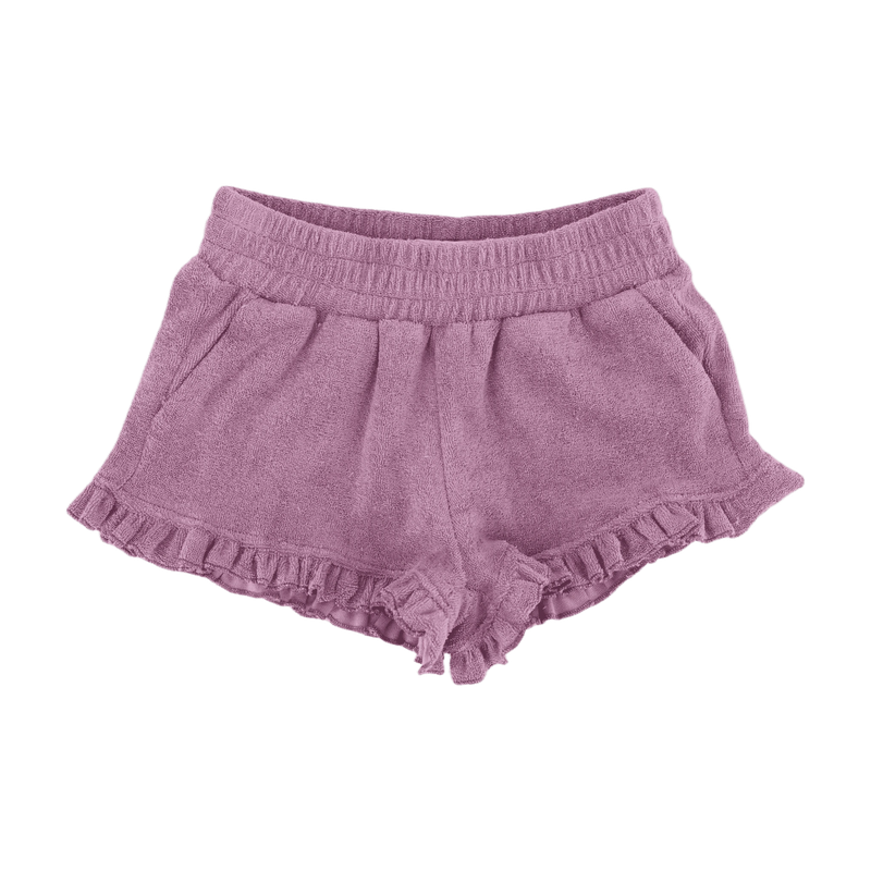The littlecuties Short Ruffle Bowie Old Lilac