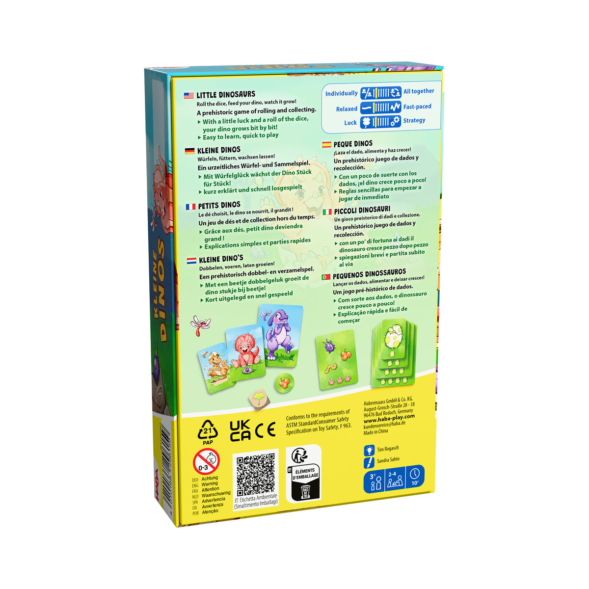 Dobbelspel Kleine Dino's