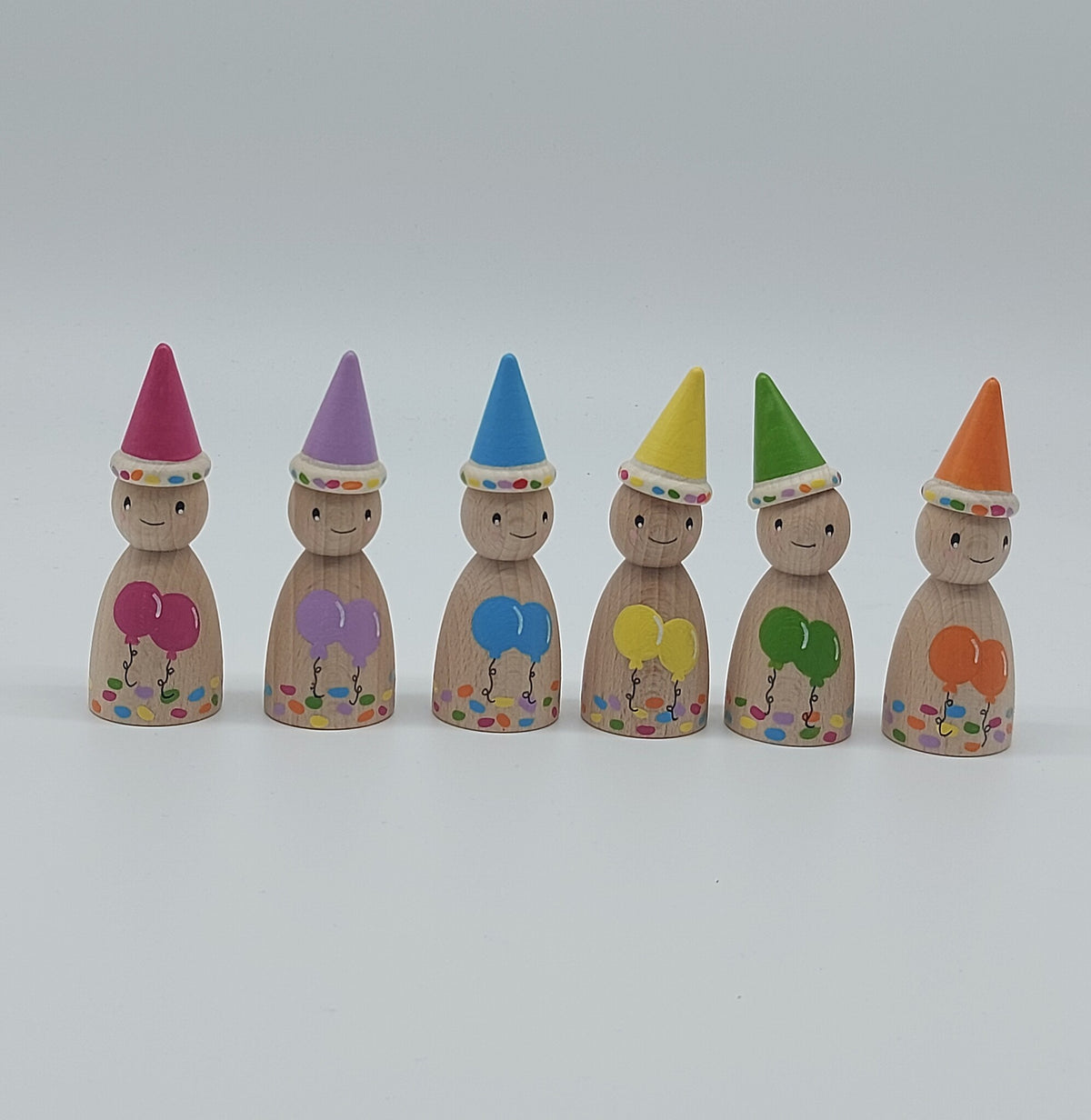 Houten Pegdoll Verjaardag