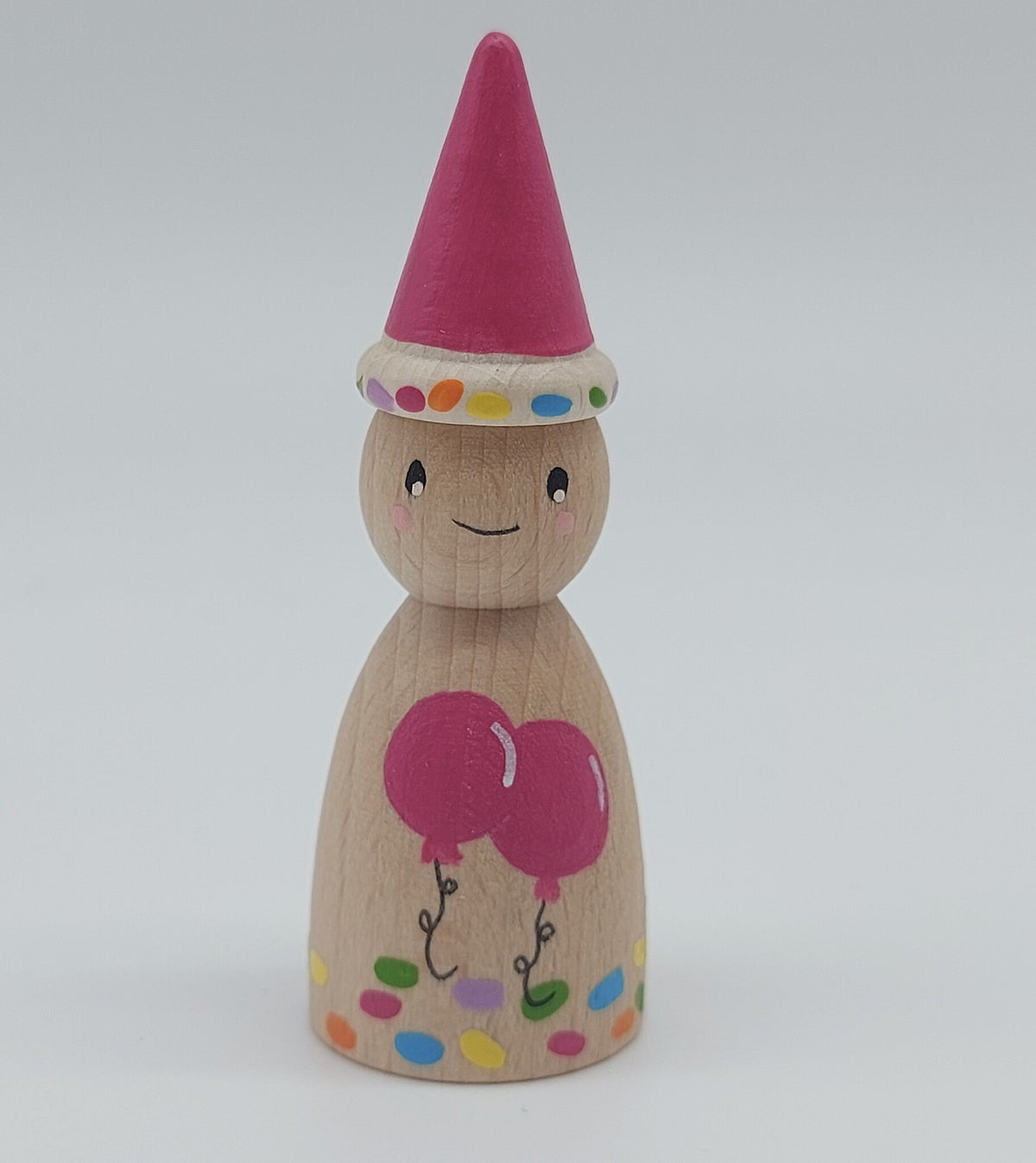 Houten Pegdoll Verjaardag