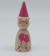 Houten Pegdoll Verjaardag
