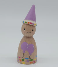 Houten Pegdoll Verjaardag