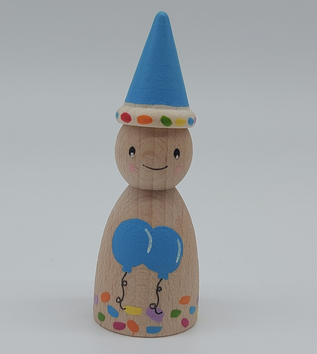 Houten Pegdoll Verjaardag