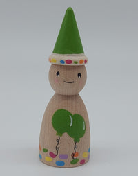 Houten Pegdoll Verjaardag