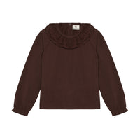EnFant T-Shirt LS Collar Deep Mahogany