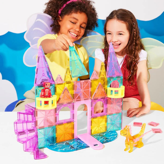 Magna Tiles Micro Mags + Castle Deluxe