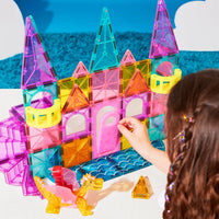 Magna Tiles Micro Mags + Castle Deluxe