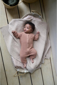 Noppies Unisex Playsuit Monrovia LS Café au Lait