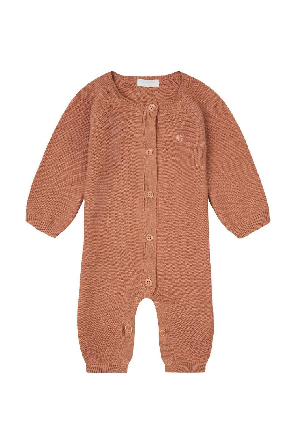 Noppies Unisex Playsuit Monrovia LS Café au Lait
