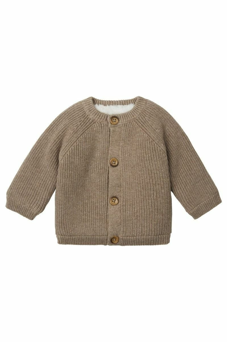 Noppies Unisex Cardigan Nevers Knit Taupe Melange