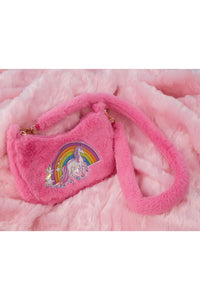 Great Pretenders Schoudertas Regenboog Knuffel - Roze