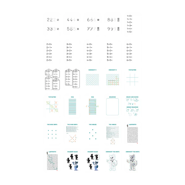 KidyWolf Refill KIDYDRAW Mini Spelletjes / Onderwijs