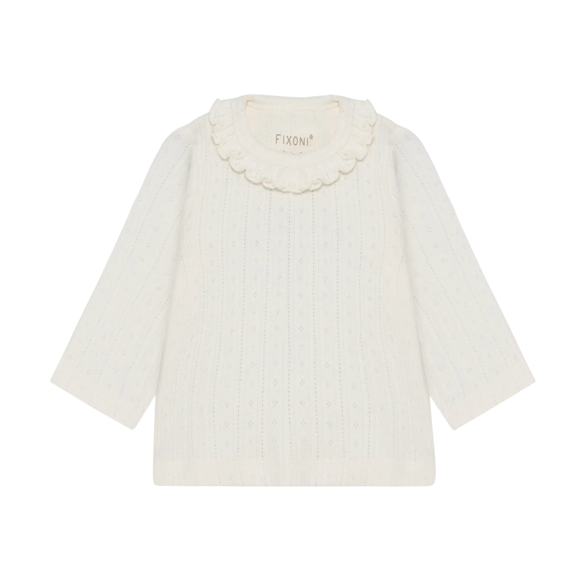Fixoni Shirt Pointelle Eggnog