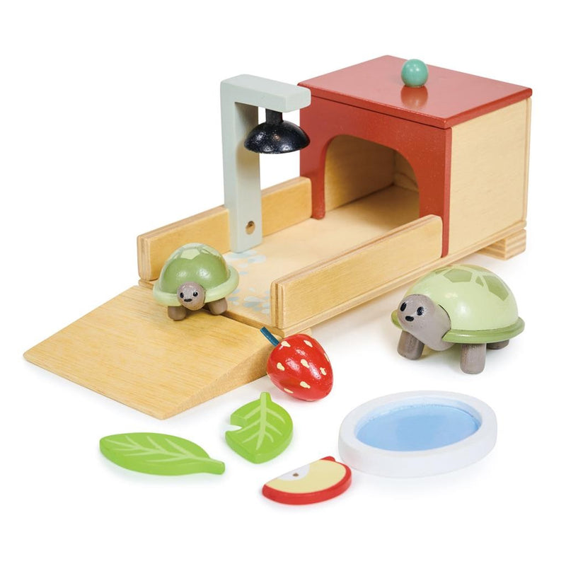 Tender Leaf Toys Houten Huisdierenset Schildpad