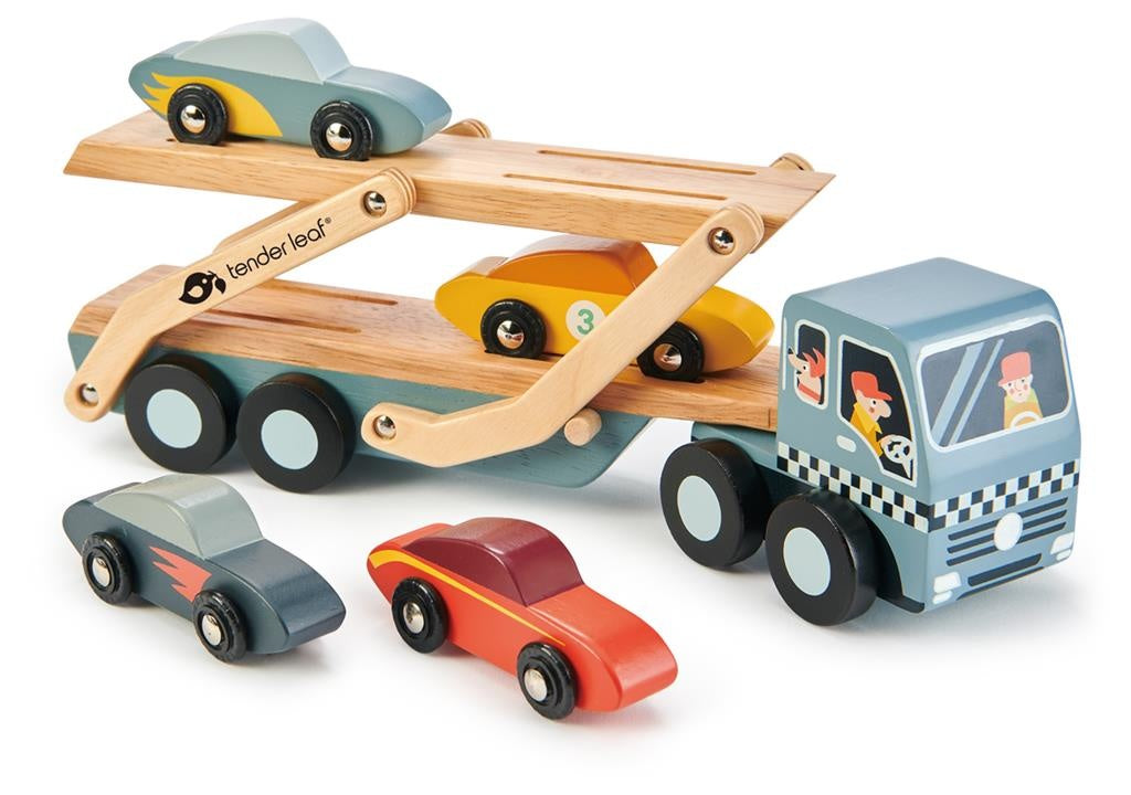 Tender Leaf Toys Houten Autotransporter