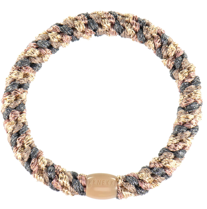 Kknekki Haarelastiekje Mix Steelgrey Taupe