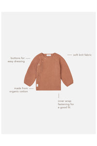 Noppies Cardigan Pino Knit LS Café au Lait