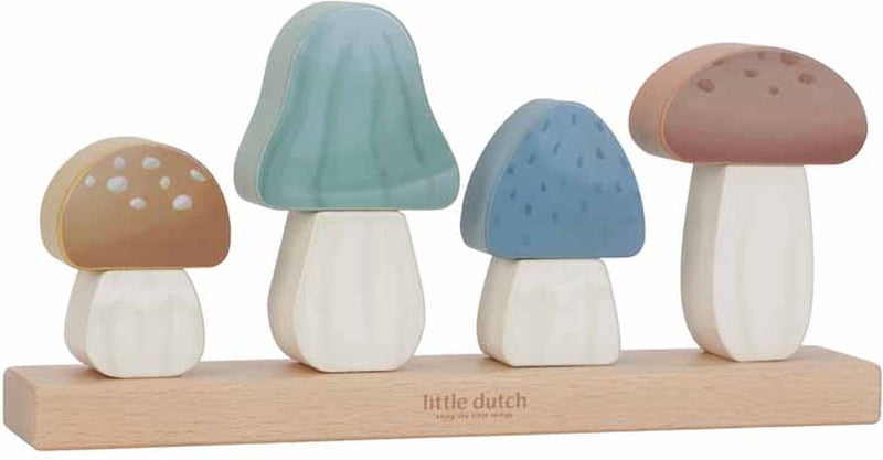 Little Dutch Houten Stapelaar Paddenstoelen - Forest Friends