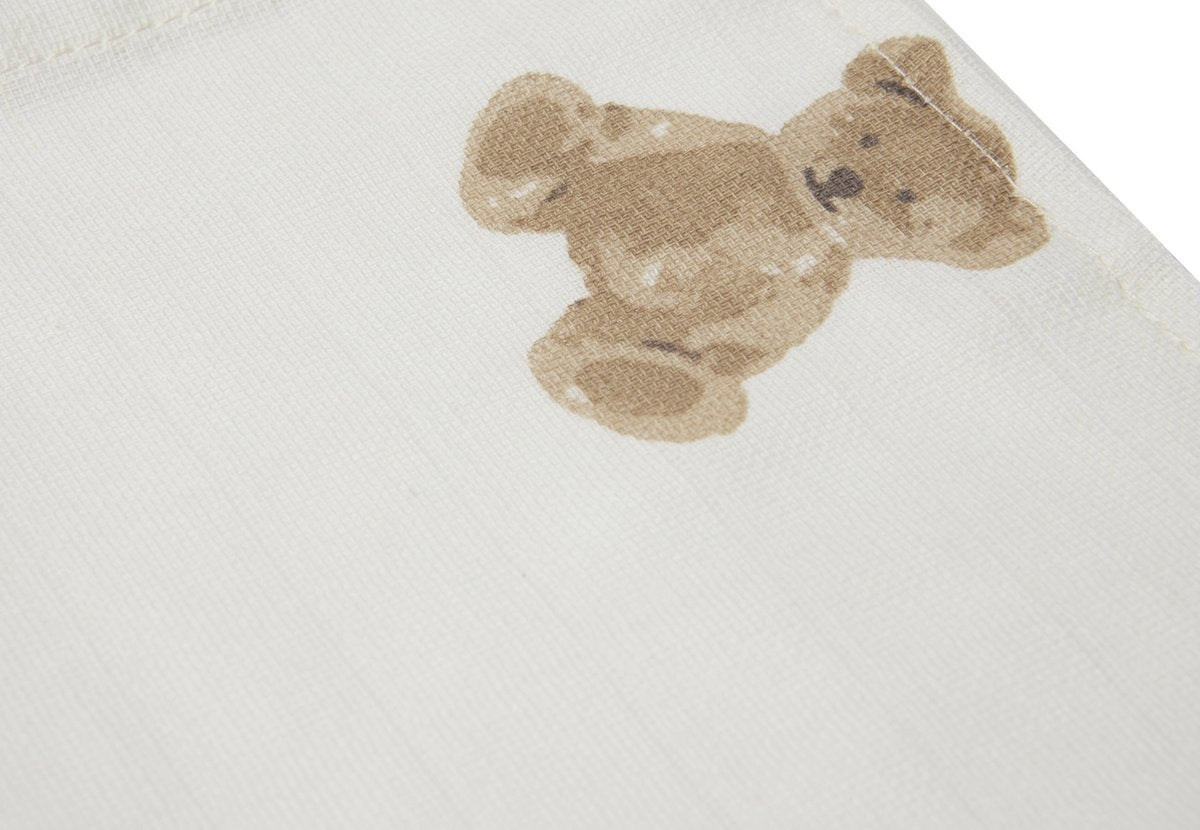Jollein Hydrofiel Monddoekje 31x31cm Teddy Bear (3pack)
