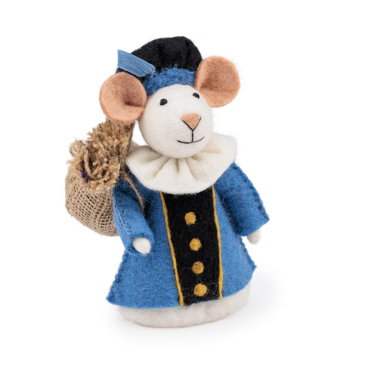 Sjaal met Verhaal Decoratie Muis Pietermuis Blauw