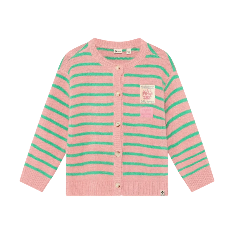 Daily7 Vest Striped Cardigan