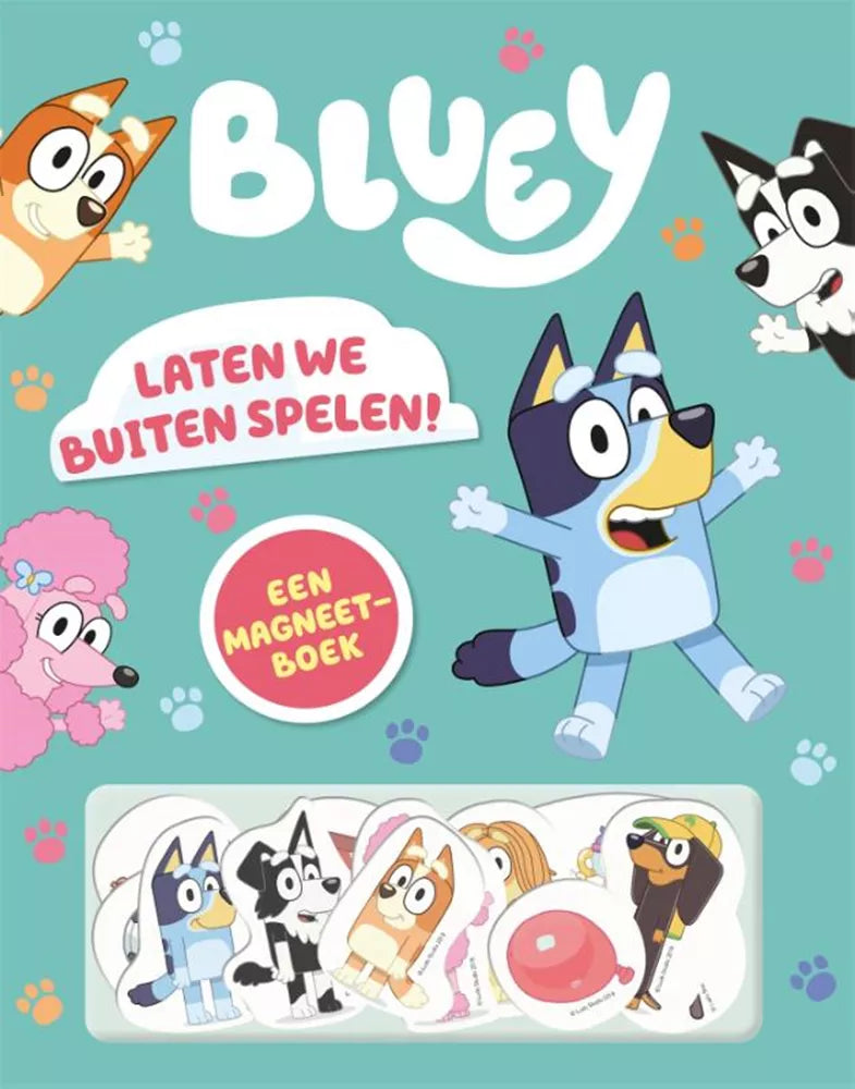 Magneetboek Bluey Laten We Buiten Spelen