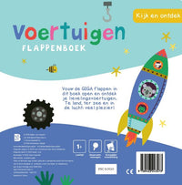 Kijk en ontdek -Voertuigen flappenboek
