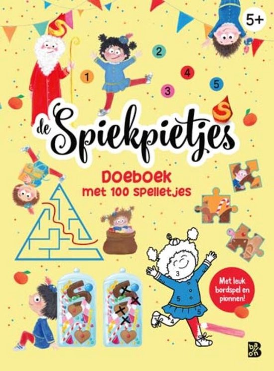 De Spiekpietjes Doeboek met 100 Spelletjes