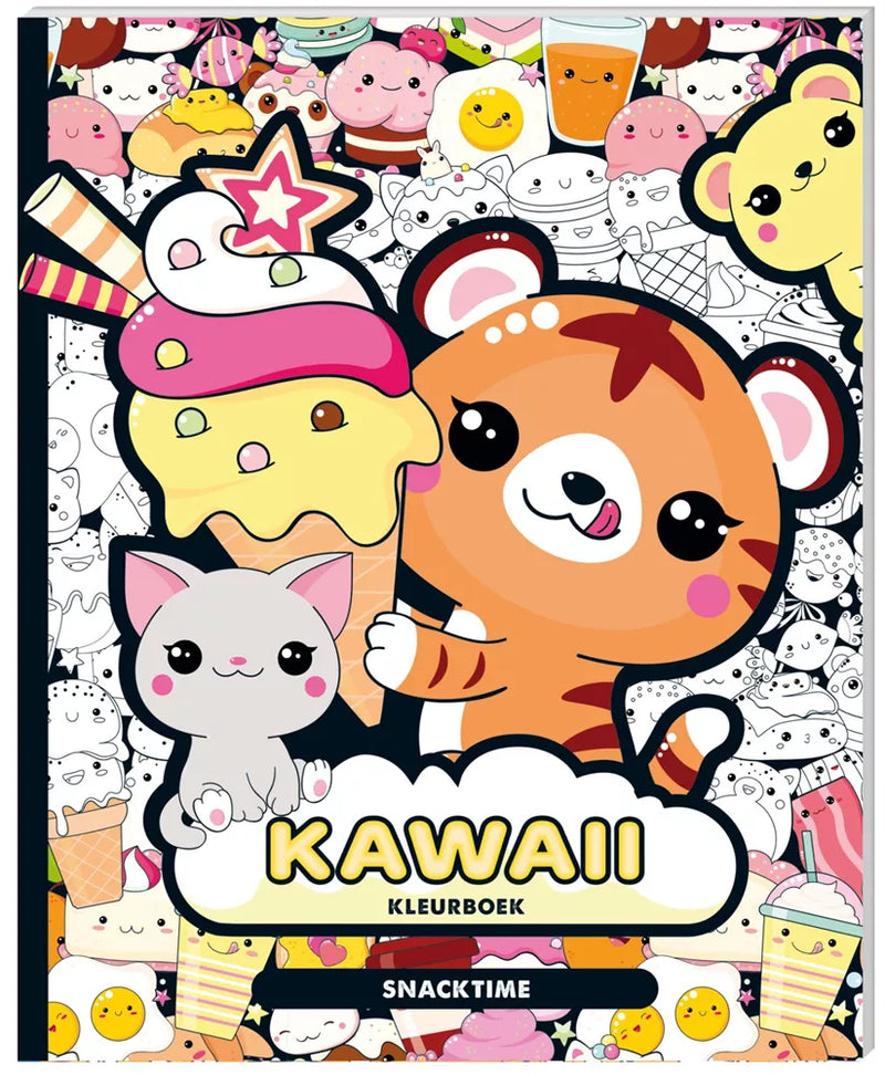 Kleurboek Kawaii Snacktime
