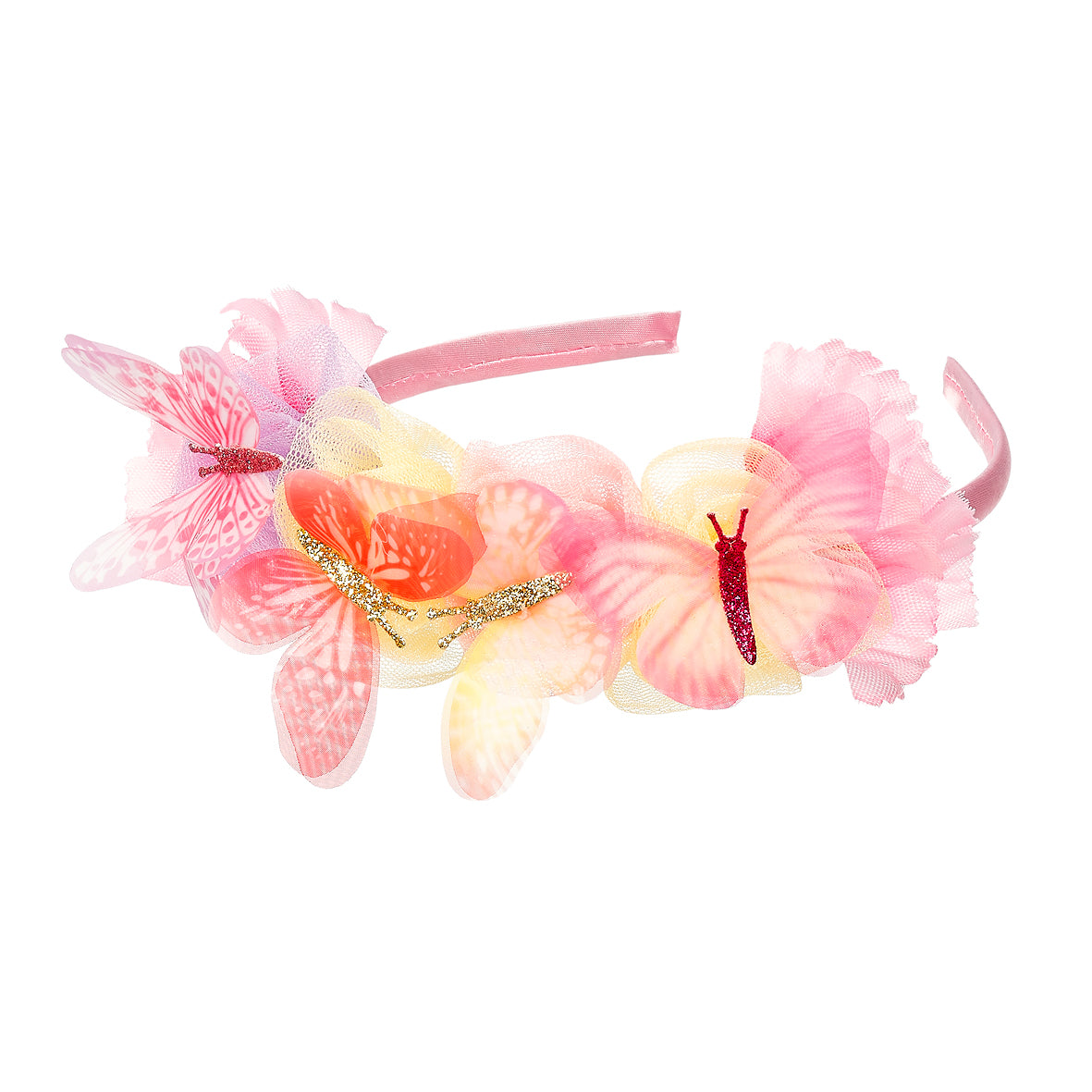 Diadeem Lilyanne bloemen & vlinders