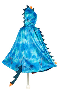 Dragon cape blauw, 4-7 y