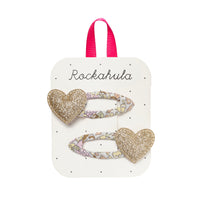 Haarclips Fairytale Floral Heart - foto 1