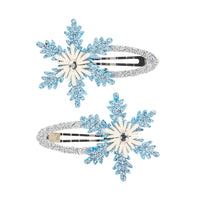 Haarclipjes Aspen ster blauw